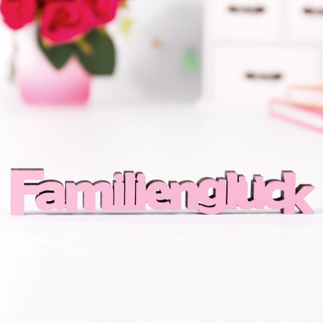 Dekoschriftzug "Familienglück"