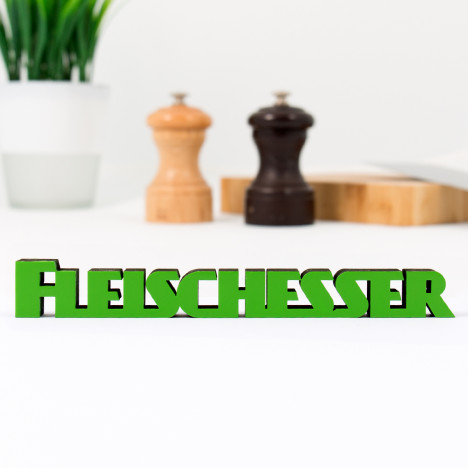 3D-Schriftzug Fleischesser