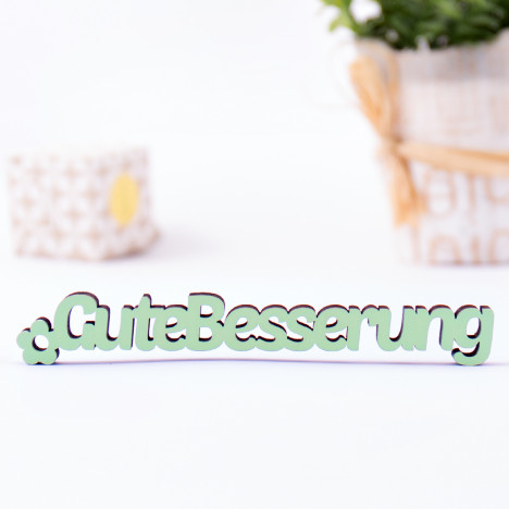 3D-Schriftzug Gute Besserung