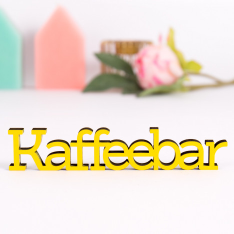 Dekoschriftzug Kaffeebar