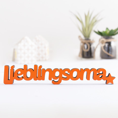 3D-Schriftzug Lieblingsoma