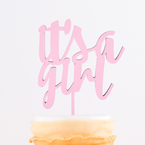 Cake Topper it's a girl