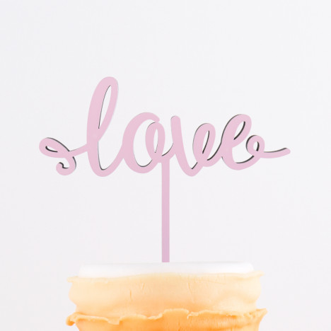 Cake Topper Love