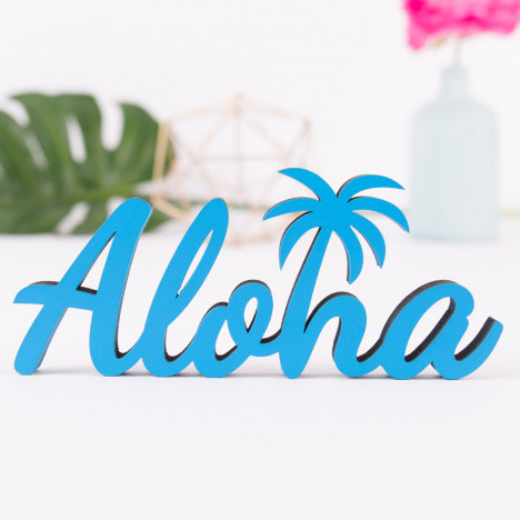 Aloha Dekoschriftzug