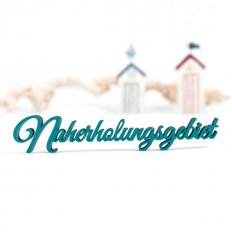 Dekoschriftzug Naherholungsgebiet