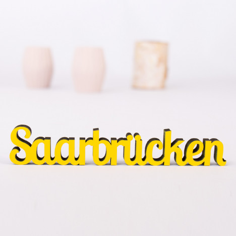 Dekoschriftzug Saarbrücken