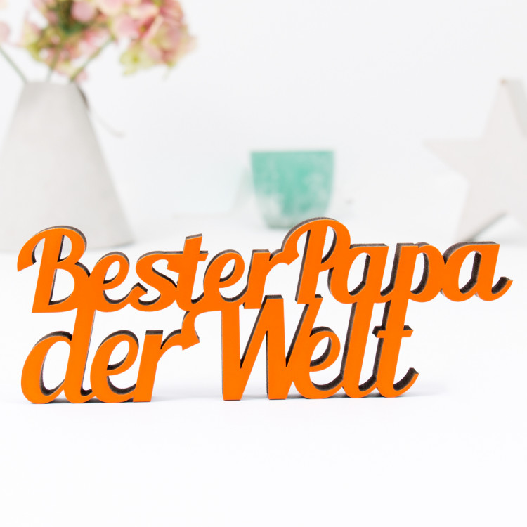 Dekoschriftzug Bester Papa der Welt