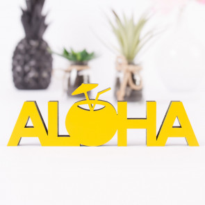 Aloha 3D-Schriftzug