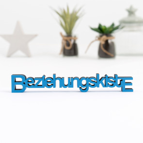 Dekoschriftzug Beziehungskiste