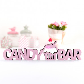 3D-Schriftzug Candy Bar