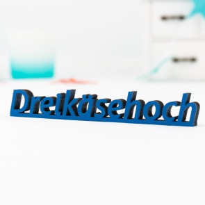 Dekoschriftzug Dreikäsehoch