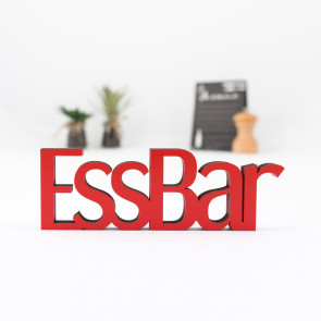 Dekoschriftzug "Essbar"