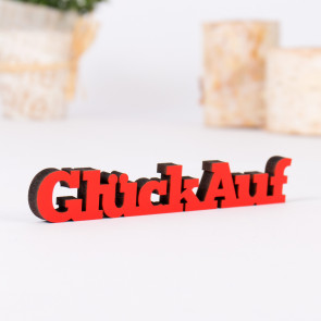 Dekoschriftzug Glück auf