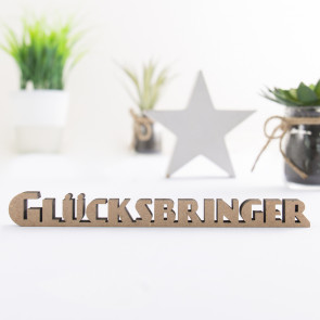 3D-Schriftzug Glücksbringer