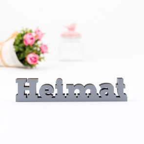 3D-Schriftzug Heimat