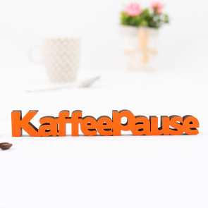 3D-Schriftzug Kaffeepause