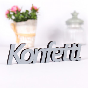 Dekoschriftzug Konfetti