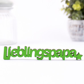 3D-Schriftzug Lieblingspapa