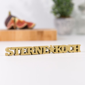 Dekoschriftzug Sternekoch