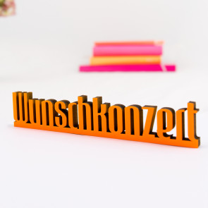 3D Schriftzug Wunschkonzert