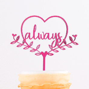 Cake Topper Love