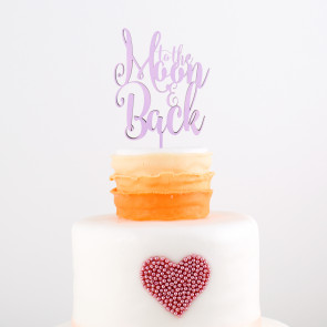 Cake Topper To the moon and back