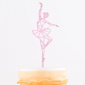 Cake Topper Origami Ballerina