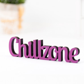 Dekoschriftzug Chillzone