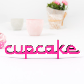 Dekoschriftzug Cupcake