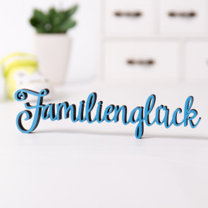 Dekoschriftzug Familienglück