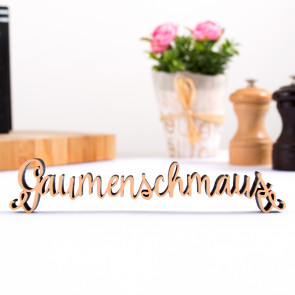 Dekoschriftzug Gaumenschmaus