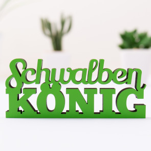 Dekoschriftzug Gelbe Karte