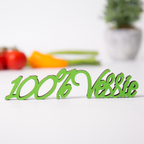 Dekoschriftzug 100%-Veggie