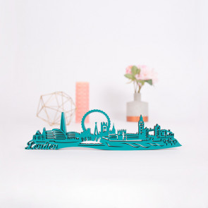 3D-Skyline Köln aus Holz