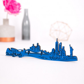 3D-Skyline New York aus Holz