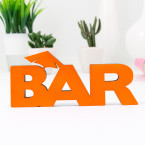 3D Schriftzug Bar