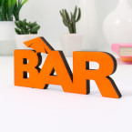 3D Schriftzug Bar