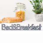 3D-Schriftzug Bed & Breakfast
