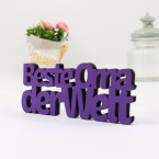 3D Schriftzug Beste Oma der Welt