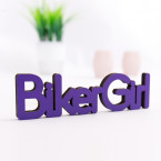 3D-Schriftzug Biker Girl