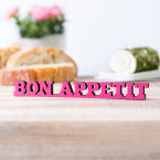 Dekoschriftzug "Bon Appetit"