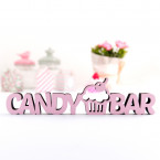 3D-Schriftzug Candy Bar