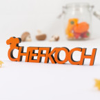 Dekoschriftzug Chefkoch