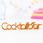 Dekoschriftzug "Cocktailbar"