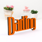 3D-Schriftzug Darling