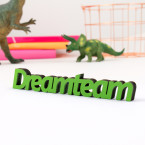 3D-Schriftzug Dreamteam