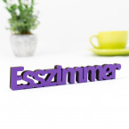 3D-Schriftzug Esszimmer