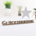 3D-Schriftzug Glücksbringer