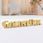 3D-Schriftzug Goldstück