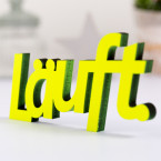 3D-Schriftzug Läuft